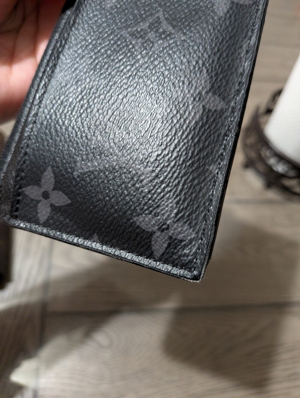 Louis Vuitton Black Monogram Card Holder Wallet - Picture 16 of 16